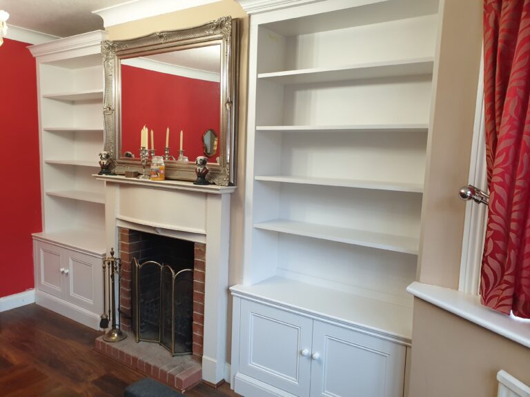 Bespoke Alcove Floating Shelves Built In Shelving Units