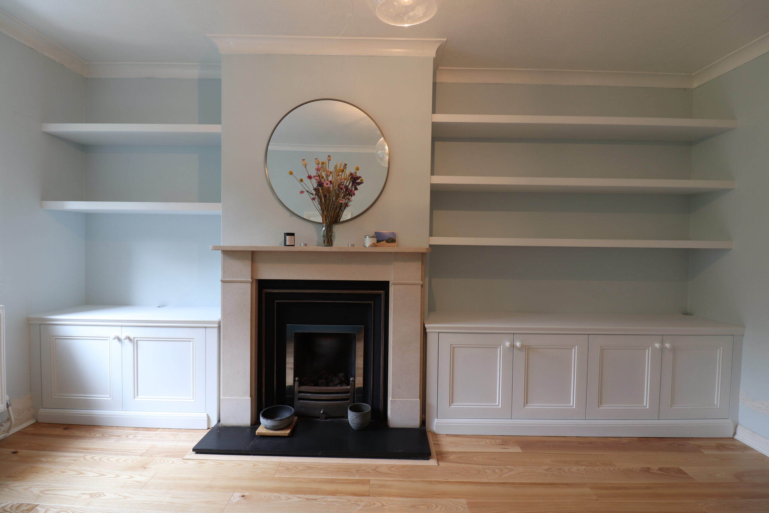 Fitted Alcove Cabinets & Shelving - Made To Measure Woodwork Ltd