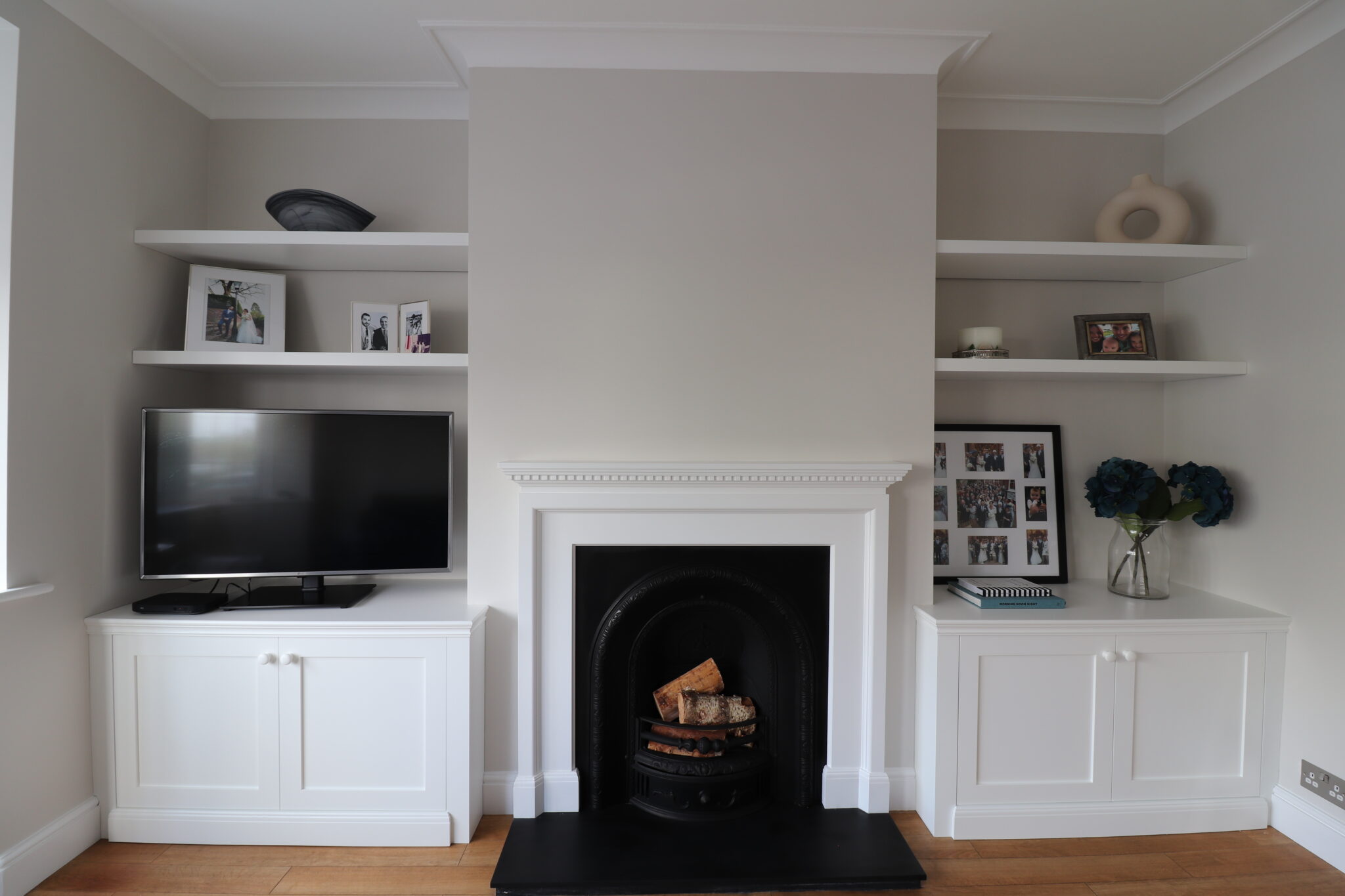 Bespoke Alcove Cabinets - Floating Shelves - Built In Shelving Units ...